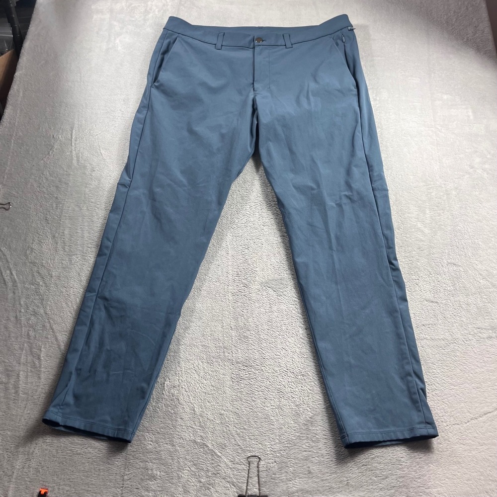 Lululemon Commission Pant Classic Blue Slate Mens 38 LM5AFZS